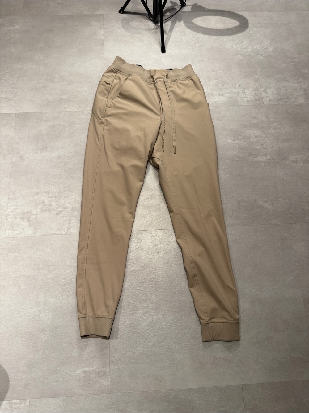Bird Dogs Khaki Performance Jogger Pants Built In Liner Men’s Small